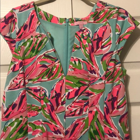 Lilly Pulitzer L teal blue dress - Picture 3 of 3